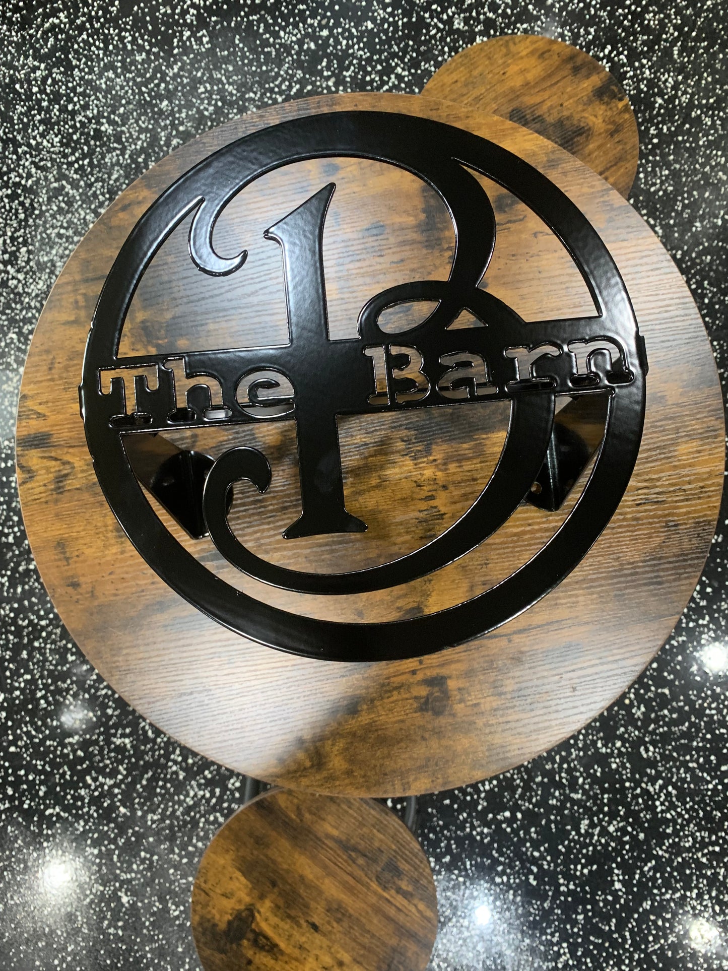 Custom Water Hose Holder-Choose Your Initial/Text/Color- Wall or Post Mount