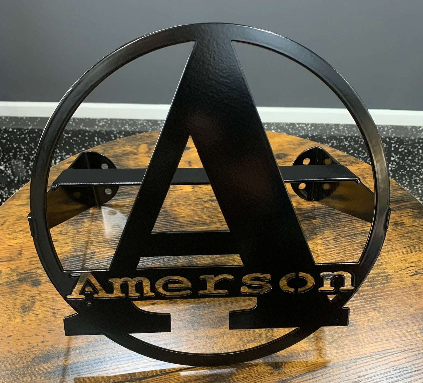 Custom Water Hose Holder-Choose YOUR Bold Initial/Text/Color and Display Choice
