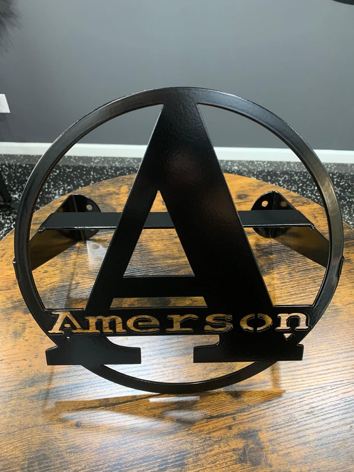 Custom Water Hose Holder-Choose YOUR Bold Initial/Text/Color and Display Choice