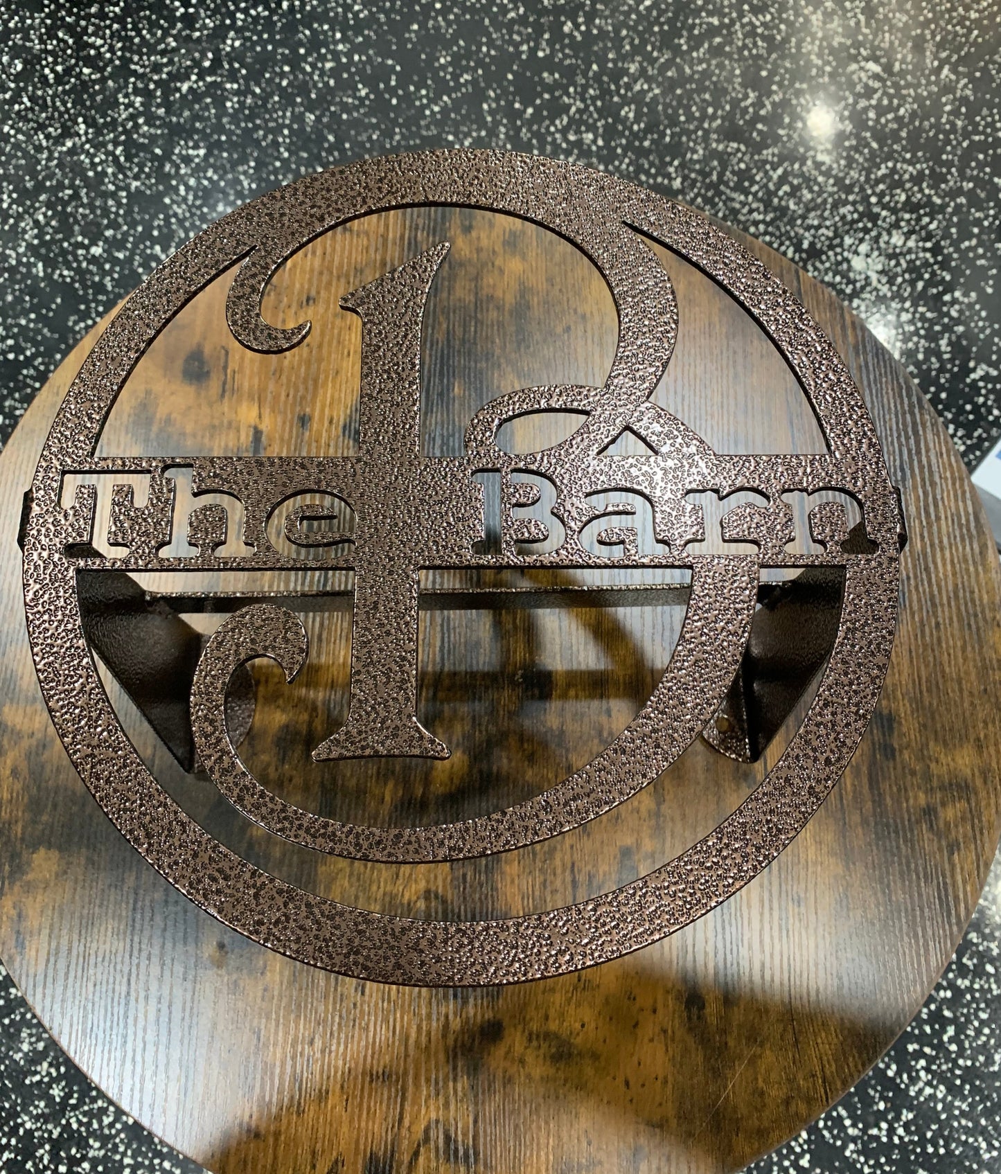 Custom Water Hose Holder-Choose Your Initial/Text/Color- Wall or Post Mount