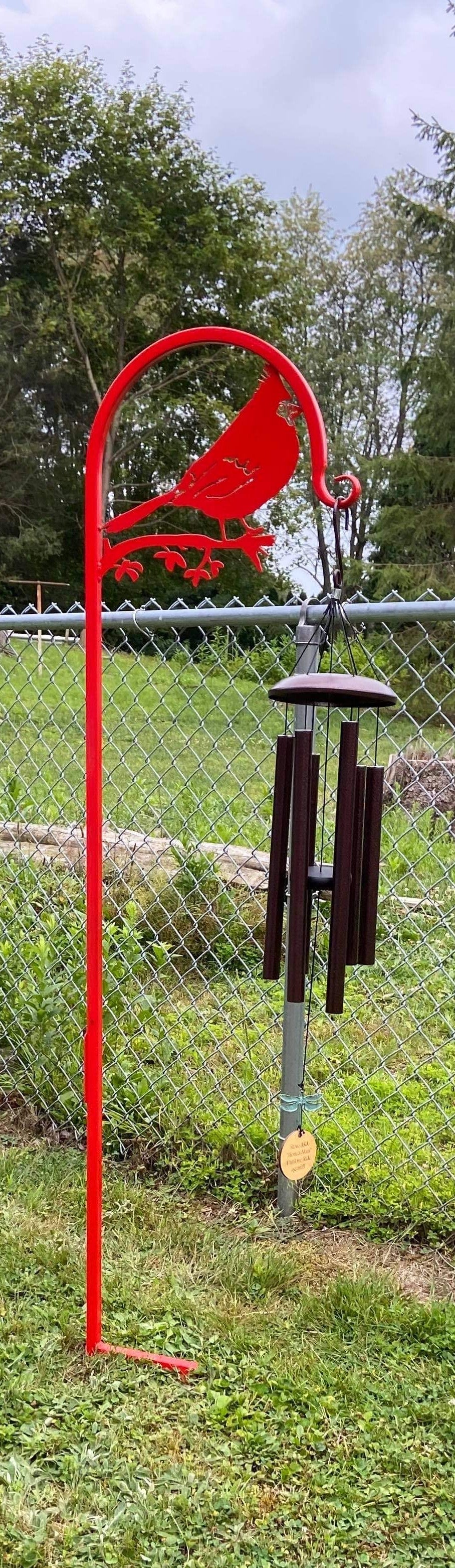 Red Bird/Cardinal Shepherd Hook