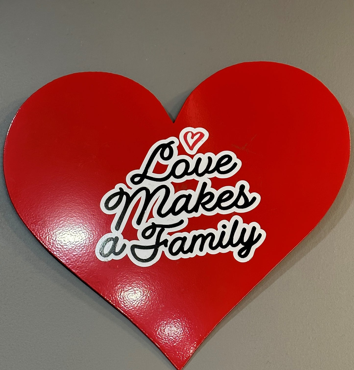 Metal- Powder Coated for outdoors-Heart Shape sign with or without Customizable Message- Stake in Ground- 12" X 12"- Your color choice