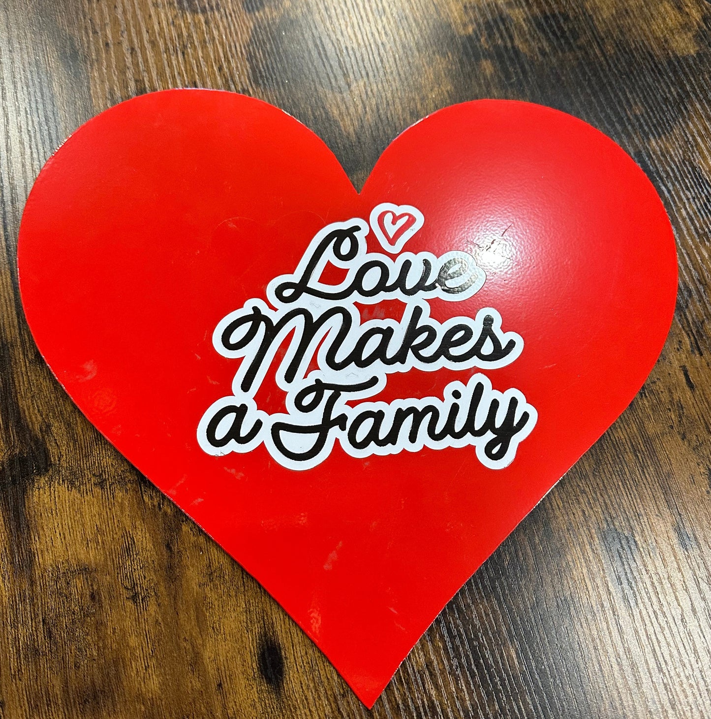 Metal- Powder Coated for outdoors-Heart Shape sign with or without Customizable Message- Stake in Ground- 12" X 12"- Your color choice