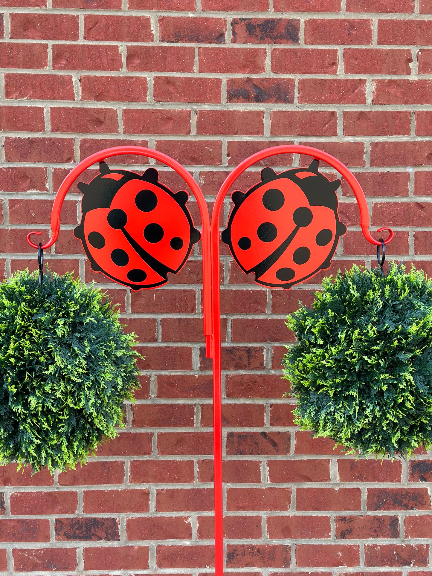 Double Lady Bug Shepherd Hook