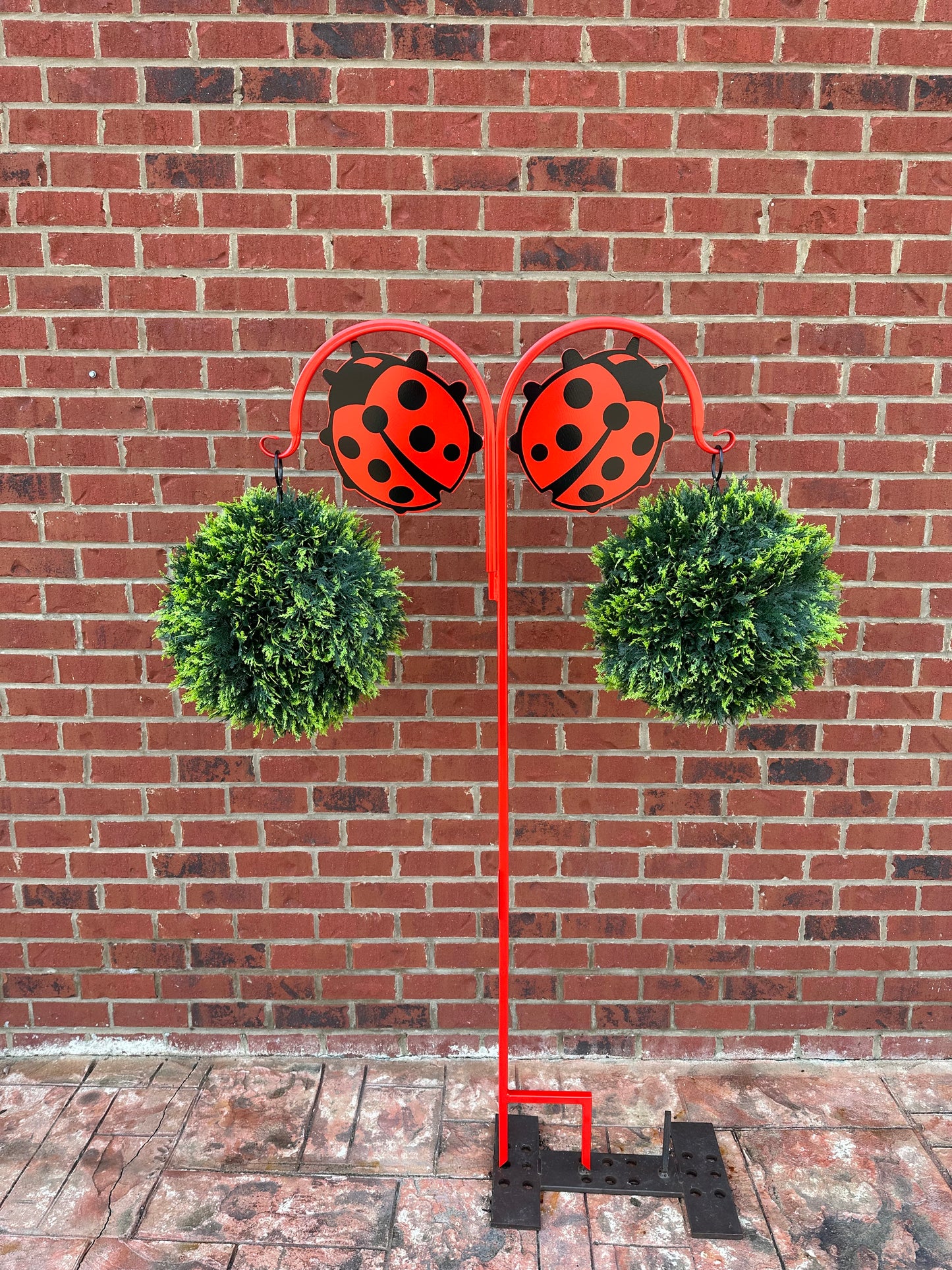 Double Lady Bug Shepherd Hook