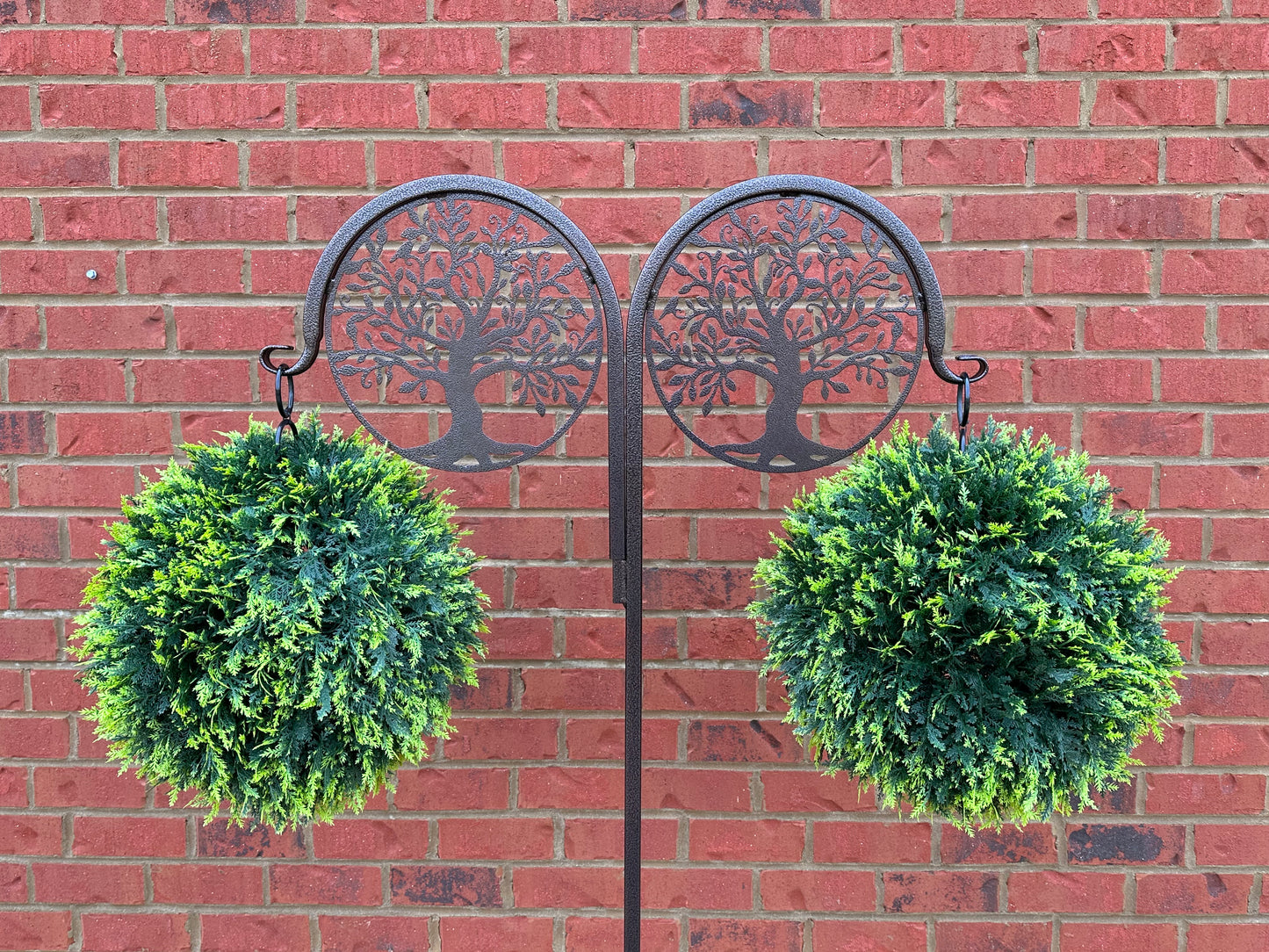 Double Tree of Life Shepherd Hook