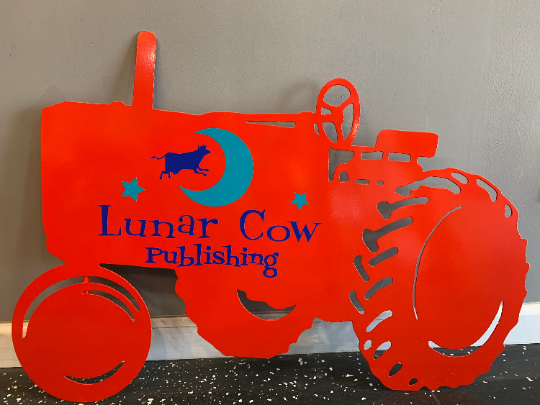 Custom Tractor Garden Sign- Your color choice-Your display choice-Your custom message