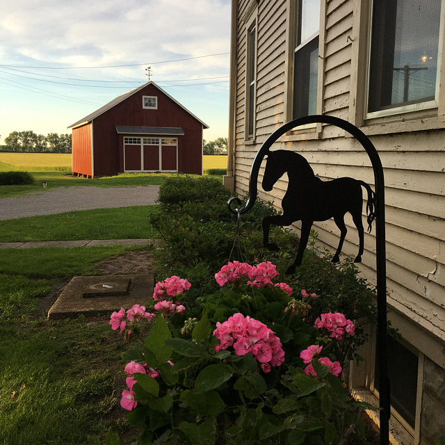 Horse Shepherd Hook Your Color and Base/Display Choice