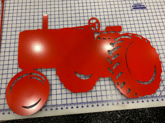 Custom Tractor Garden Sign- Your color choice-Your display choice-Your custom message