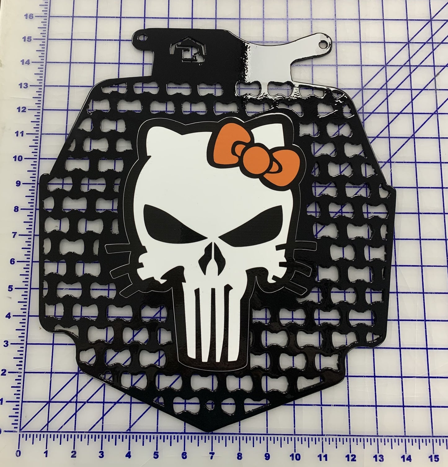 Kitty Punisher-Bad Kitty- Cover for Radiator on Can Am Outlander Max XMR 450 570 650 850 1000