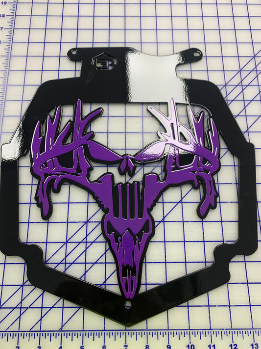 Deer and Skull Radiator cover fits Can Am Outlander Max XMR 450 570 650 850 1000 - Your Color Choices