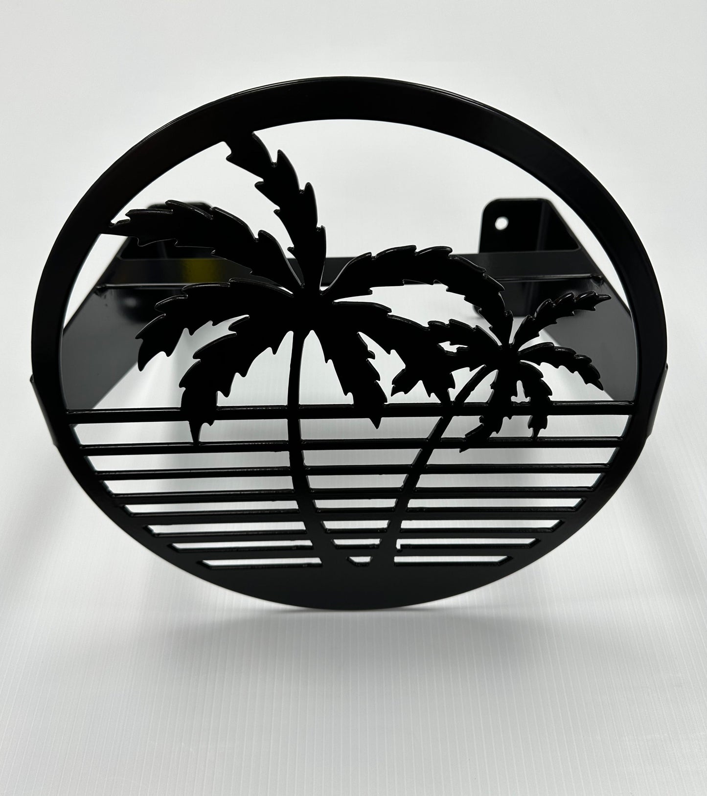 Water Hose Holder Leaning Palms-Your color choice- Your mounting choice