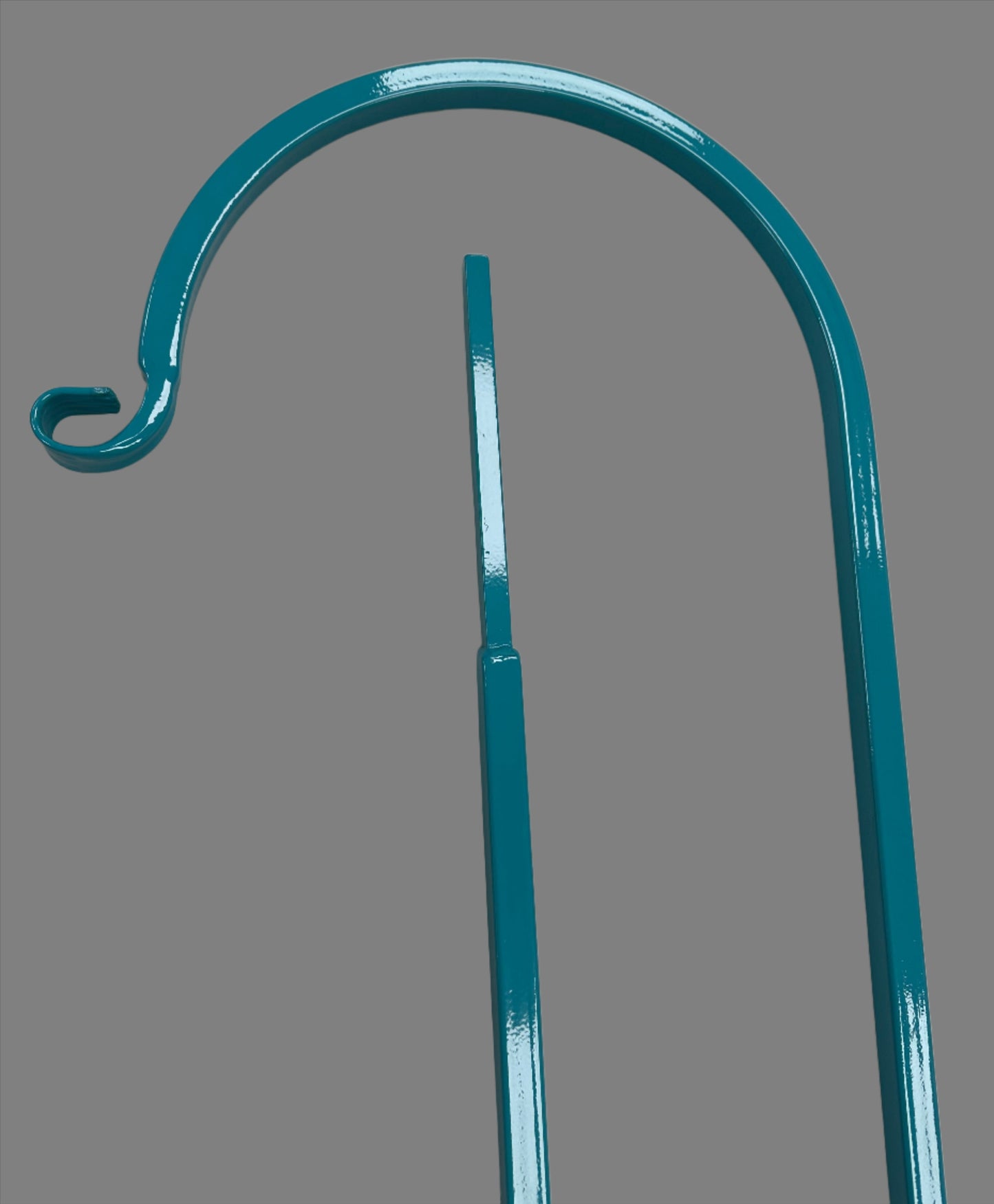 72" Shepherd Hook Metal Very Sturdy- Your color choice-Your Base/Display Choice- Hanger for large/tall wind chimes.