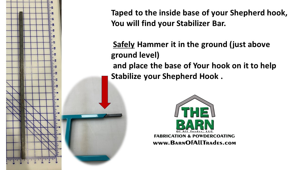 Shepherd Hook Stabilizer Bar