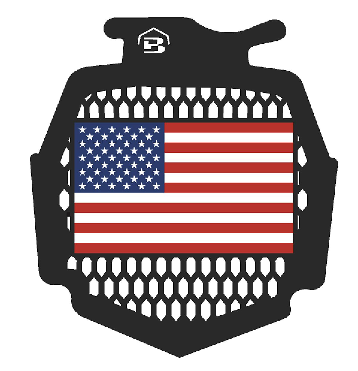 American Flag Radiator cover fits Can Am Outlander Max XMR 450 570 650 850 1000 -