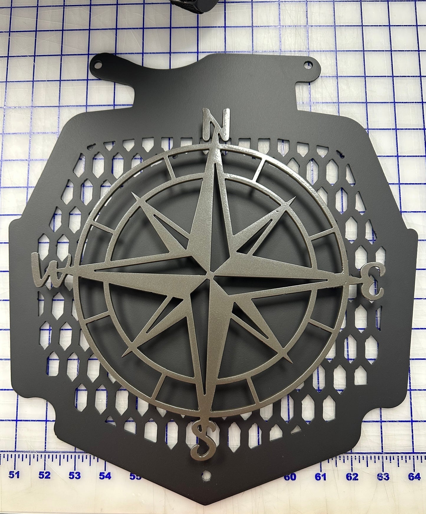 Nautical Star Compass 2 Layer-All Metal- Cover for Radiator on Can Am Outlander Max XMR 450 570 650 850 1000- Choose Your Colors