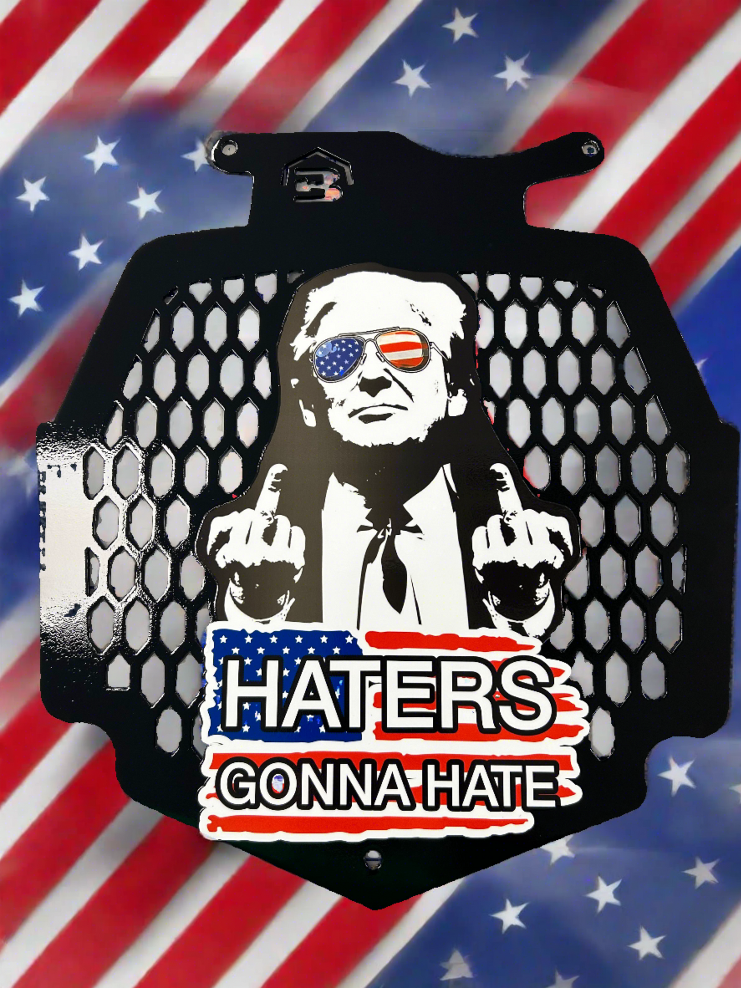 Haters Gonna Hate Radiator cover fits Can Am Outlander Max XMR 450 570 650 850 1000 - Your Color Choices