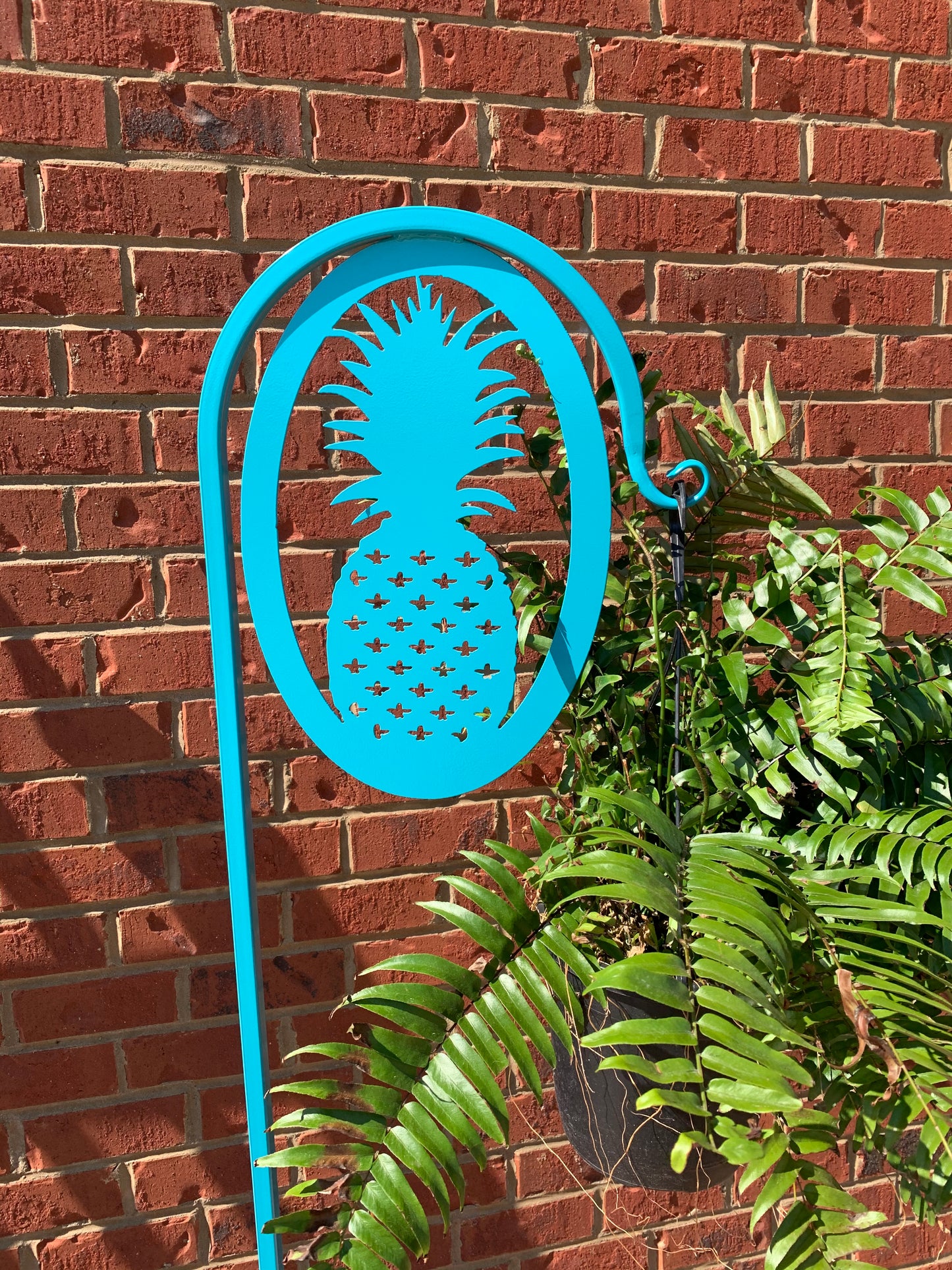 Pineapple Shepherd Hook- Display anywhere with four options-Choose your colors