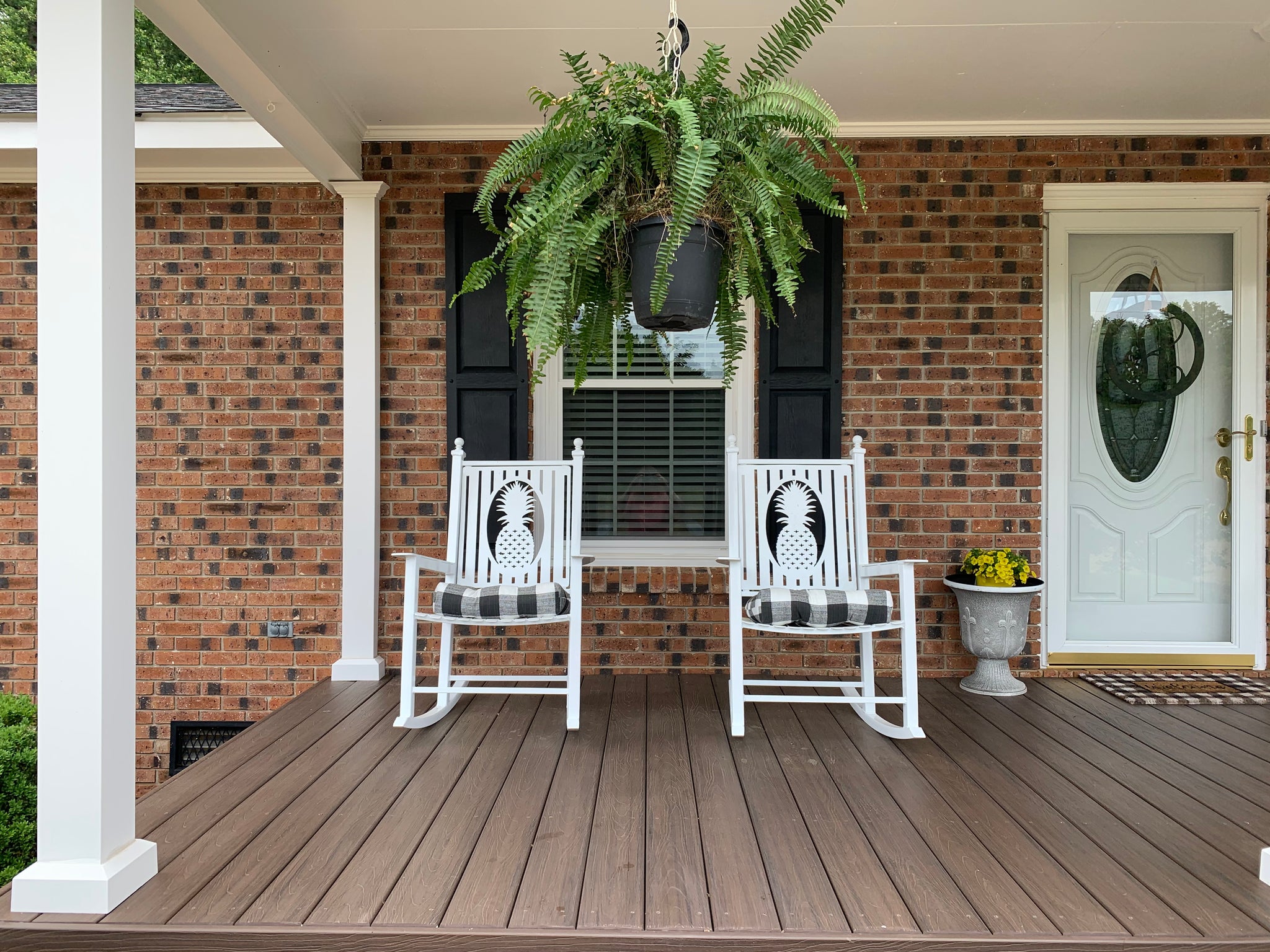 Custom Rocking Chairs- All Metal-Powder Coated your color choice- Your ...