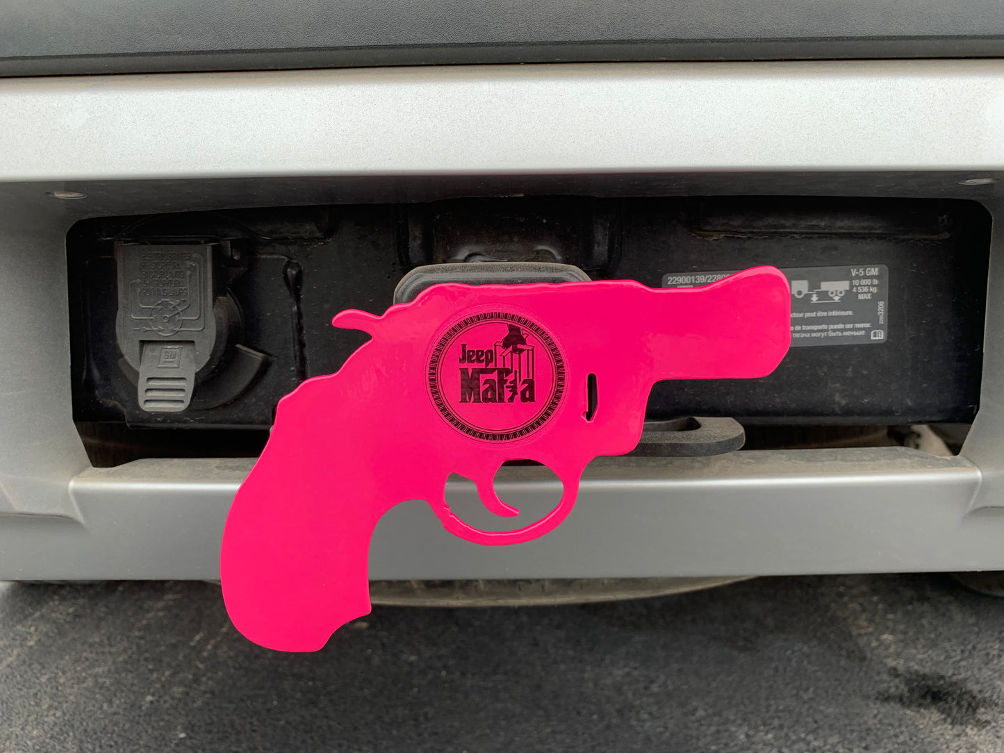 Gun-Revolver Receiver Hitch Cover Your Color Choice-Personalize