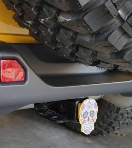 Sugar Skull  Receiver Hitch Cover